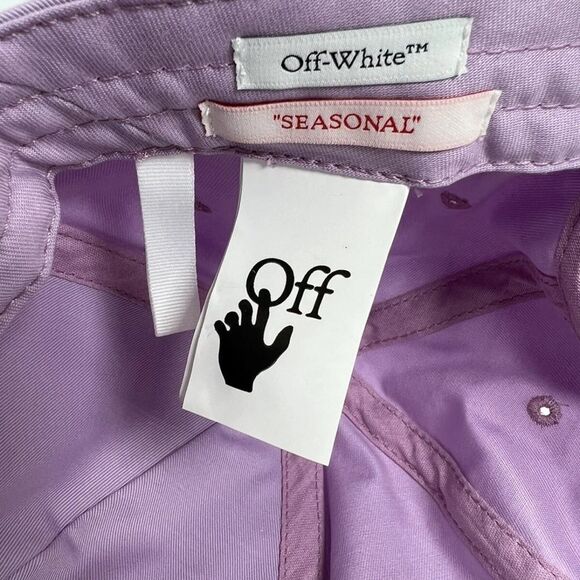 Off-White Seasonal Lilac Cap Hat One Size main image 5